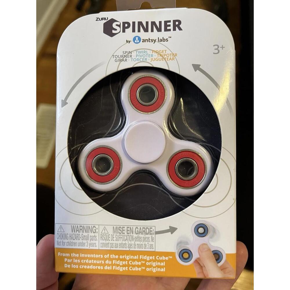 Zuru Original Fidget Spinner Pack of 1-Pineapple White/Red